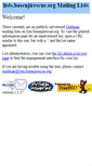 Mobile Screenshot of lists.basenjirescue.org