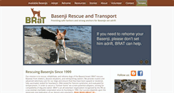 Desktop Screenshot of basenjirescue.org